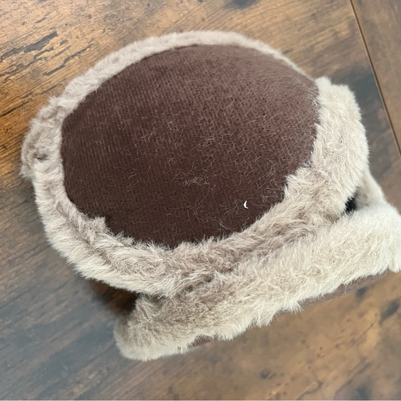 NWT Unisex Velvet Thick Ear Muffs, Tan/Brown, comfortable Warm Ear Protection - Picture 1 of 7